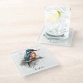 Dessous-de-verre En Verre Sérénité du martin-pêcheur (Incliné)