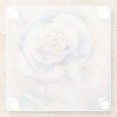 Dessous-de-verre En Verre S'est levé (Dos)