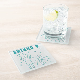 Dessous-de-verre En Verre "Shinko 9" Respiration profonde