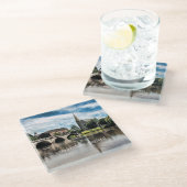 Dessous-de-verre En Verre Shrewsbury, Angleterre (Incliné)