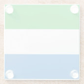 Dessous-de-verre En Verre Sierra Leone Flag (Dos)