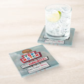 DESSOUS-DE-VERRE EN VERRE SIGNE D'ALIMENTATION RAPIDE (Incliné)