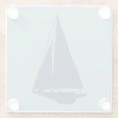 Dessous-de-verre En Verre Silhouette (Dos)