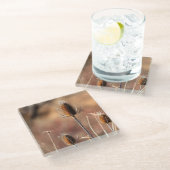 Dessous-de-verre En Verre Simplement du chardon (Incliné)