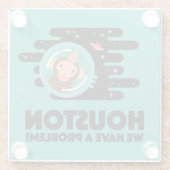 Dessous-de-verre En Verre Singe de l'espace (Dos)