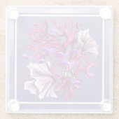 Dessous-de-verre En Verre Sirène de l'Océan Violet  (Dos)