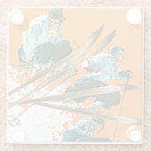 Dessous-de-verre En Verre Ski Jumpers par Ski Weld (Dos)