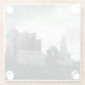 Dessous-de-verre En Verre skyline columbus (Dos)