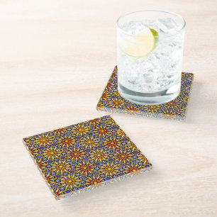Dessous-de-verre En Verre Soleil Céleste