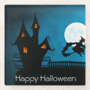 Dessous-de-verre En Verre Sorcière volante