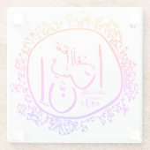 Dessous-de-verre En Verre soulagement d'anxiété (Dos)