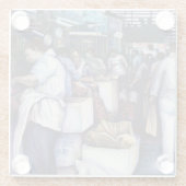 Dessous-de-verre En Verre Soupe à la tête de poisson, Singapour (Dos)