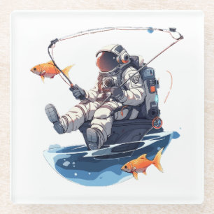 Dessous-de-verre En Verre spationaute