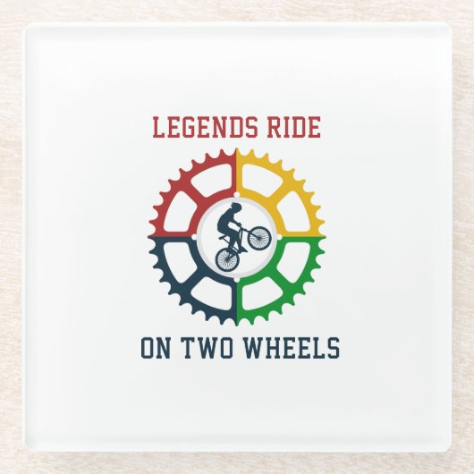 Dessous-de-verre En Verre Spirale Vintage Rustique (Devant)