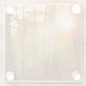 Dessous-de-verre En Verre Splendeur d'automne (Dos)