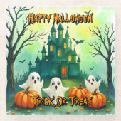 Dessous-de-verre En Verre Spooky Cute Popular Halloween Collection (Devant)