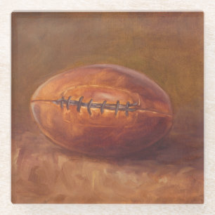 Dessous-de-verre En Verre Sport rustique   Football