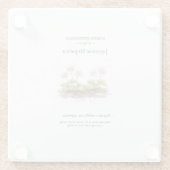 Dessous-de-verre En Verre Spring Ephemerals of Japan – Japanese Hepatica (Dos)