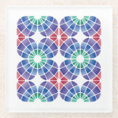 Dessous-de-verre En Verre Stained Glass (Pattern - Daylight) (Devant)