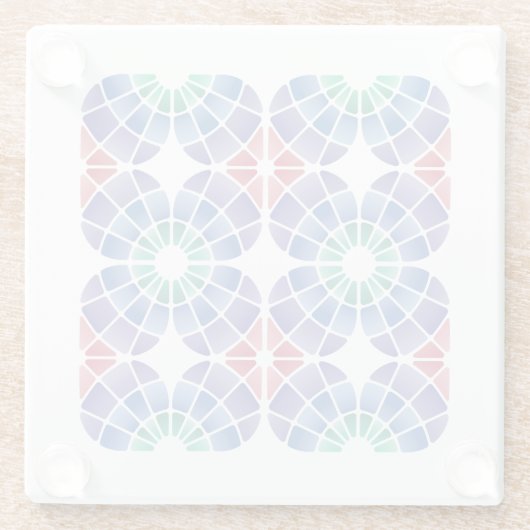 Dessous-de-verre En Verre Stained Glass (Pattern - Daylight) (Dos)