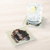 Dessous-de-verre En Verre Starlet Hollywood (Incliné)