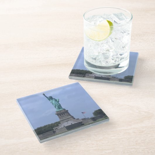 Dessous-de-verre En Verre Statue de la Liberté (Incliné)