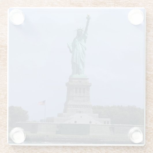 Dessous-de-verre En Verre Statue de la Liberté (Dos)