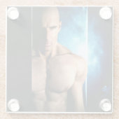 Dessous-de-verre En Verre Step Out glass coaster (Dos)