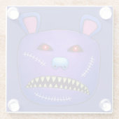 Dessous-de-verre En Verre Stitched Nightmare Bear (Dos)