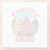 Dessous-de-verre En Verre Stockholm Suède (Dos)