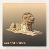 Dessous-de-verre En Verre Stone Lion (Devant)