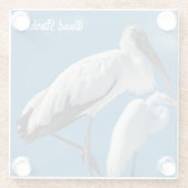 Dessous-de-verre En Verre Stores en bois (Dos)