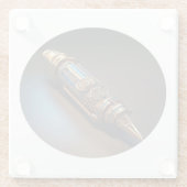 Dessous-de-verre En Verre Stylo Ballpoint Steampunk (Dos)