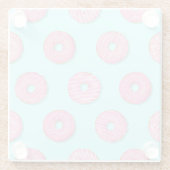 Dessous-de-verre En Verre Sugar Sweet Pink Glazed Donuts (Dos)