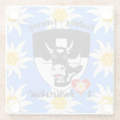 Dessous-de-verre En Verre Suisse Assistant Fribourg (Dos)