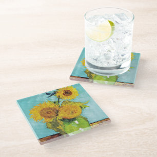 Dessous-de-verre En Verre Sunflowers Vincent van Gogh