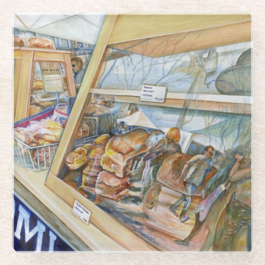 Dessous-de-verre En Verre Sunny Side (Devant)