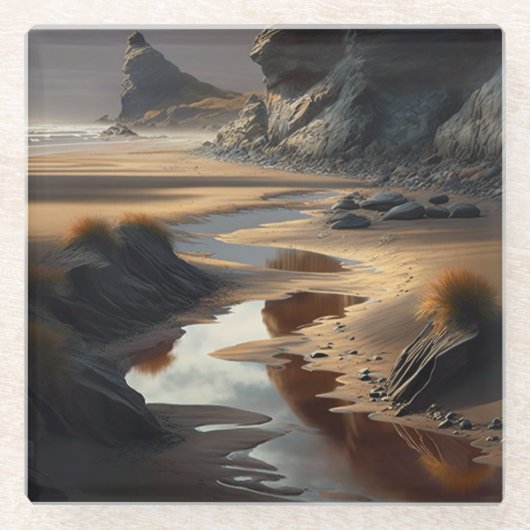 Dessous-de-verre En Verre Sunset (Devant)