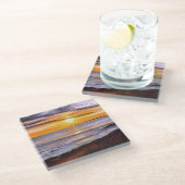 Dessous-de-verre En Verre Sunset Beach (Incliné)