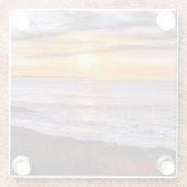 Dessous-de-verre En Verre Sunset Beach (Dos)