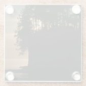 Dessous-de-verre En Verre Sunset Bluff (Dos)