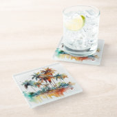 Dessous-de-verre En Verre Sunset Grove (Incliné)