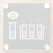 Dessous-de-verre En Verre Support intéressant (Dos)