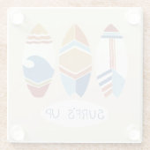 Dessous-de-verre En Verre Surf ! Surf (Dos)