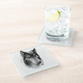 Dessous-de-verre En Verre Surface Stable – Collie (Incliné)