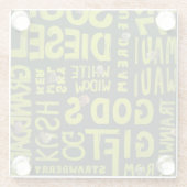 Dessous-de-verre En Verre Surnoms (Dos)