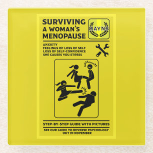 Dessous-de-verre En Verre Survivre À La Ménopause