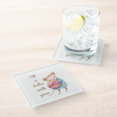 Dessous-de-verre En Verre Sweet Yarn Lover (Incliné)