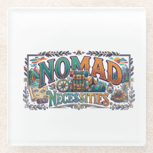 Dessous-de-verre En Verre T-Shirt Nomad Necessities