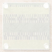 Dessous-de-verre En Verre Tableau à panneaux multimotifs (Dos)